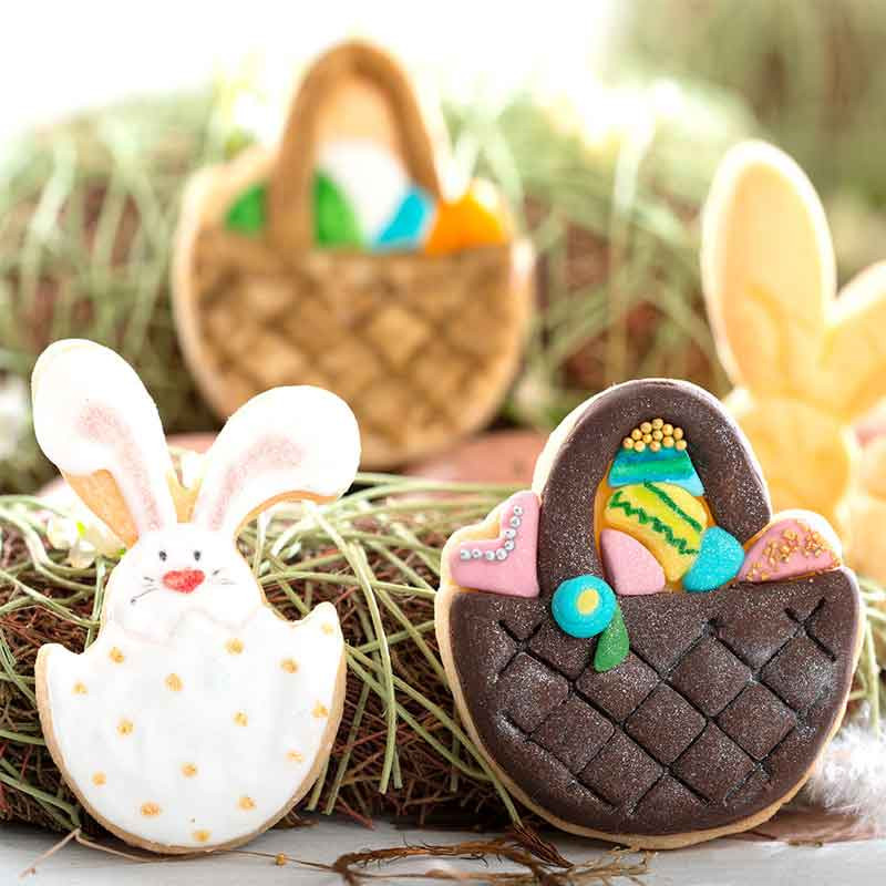 Easter Egg Cookie Box Cookie Cutter Set, Fondant Cutters