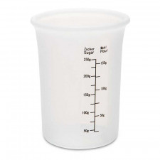 Silicone measuring cup 250 ml for measuring, pureeing and baking