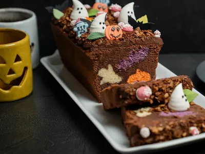 Halloween-Marmorkuchen